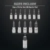 13Pcs Hex Bit Socket Set H2-H14,CRV Sockets 1/4inch,3/8inch & 1/2inch Drive For Hand Use Work On Cars Trucks 2