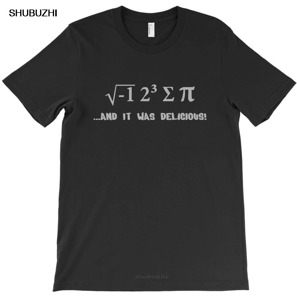 Camiseta de I 8 Sum Pi Ate Some Pie para Hombre, diseño de manga corta, cuello redondo, camisetas novedosas, camiseta juvenil de gran tamaño, Tv de oficina