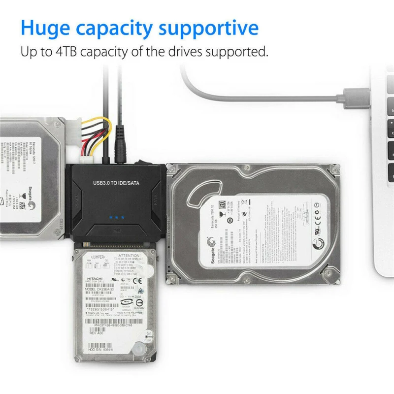 

3.0 To SATA IDE 3 Cable Sata To USB Adapter Support 2.5/3.5 Inch External SSD HDD Converter Cable USB 3.0 Hard Drive