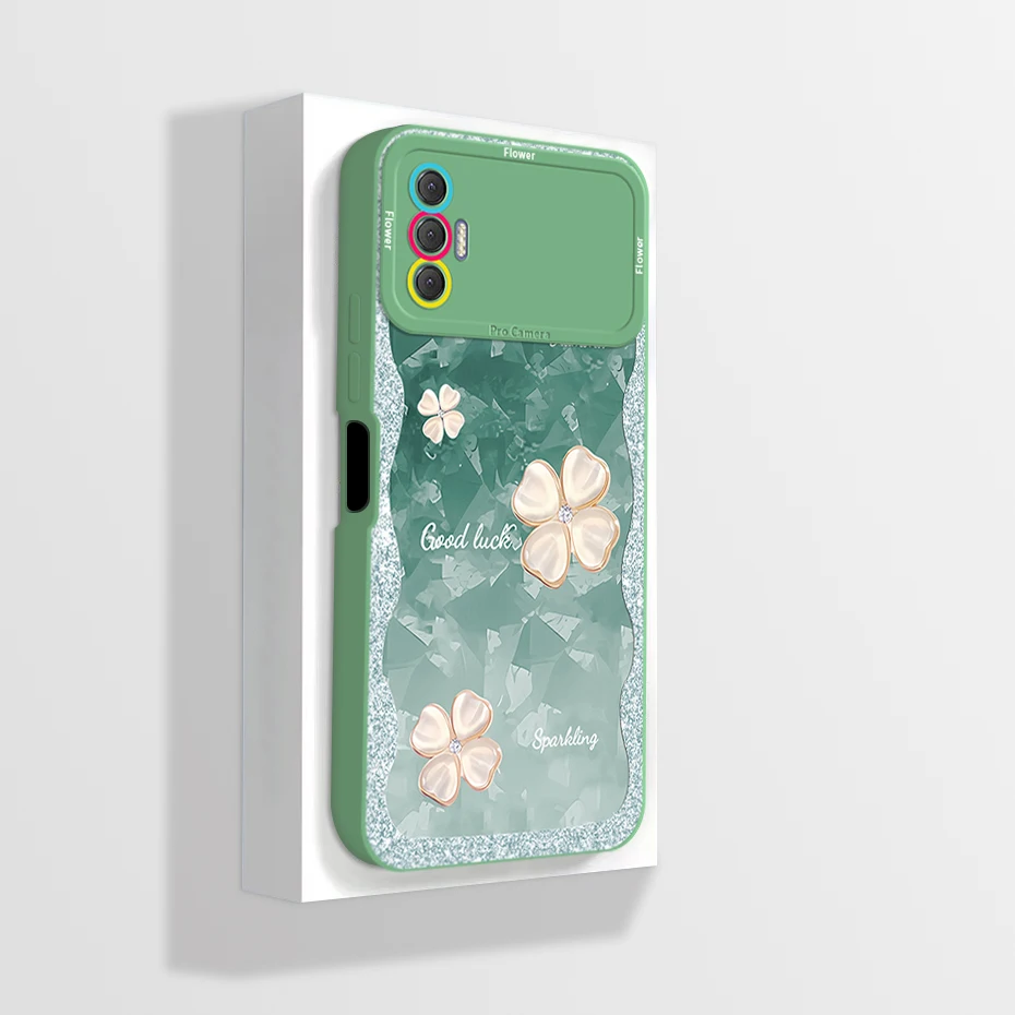 Artistic Liquid Silicone Soft Shockproof Phone Case Cover
