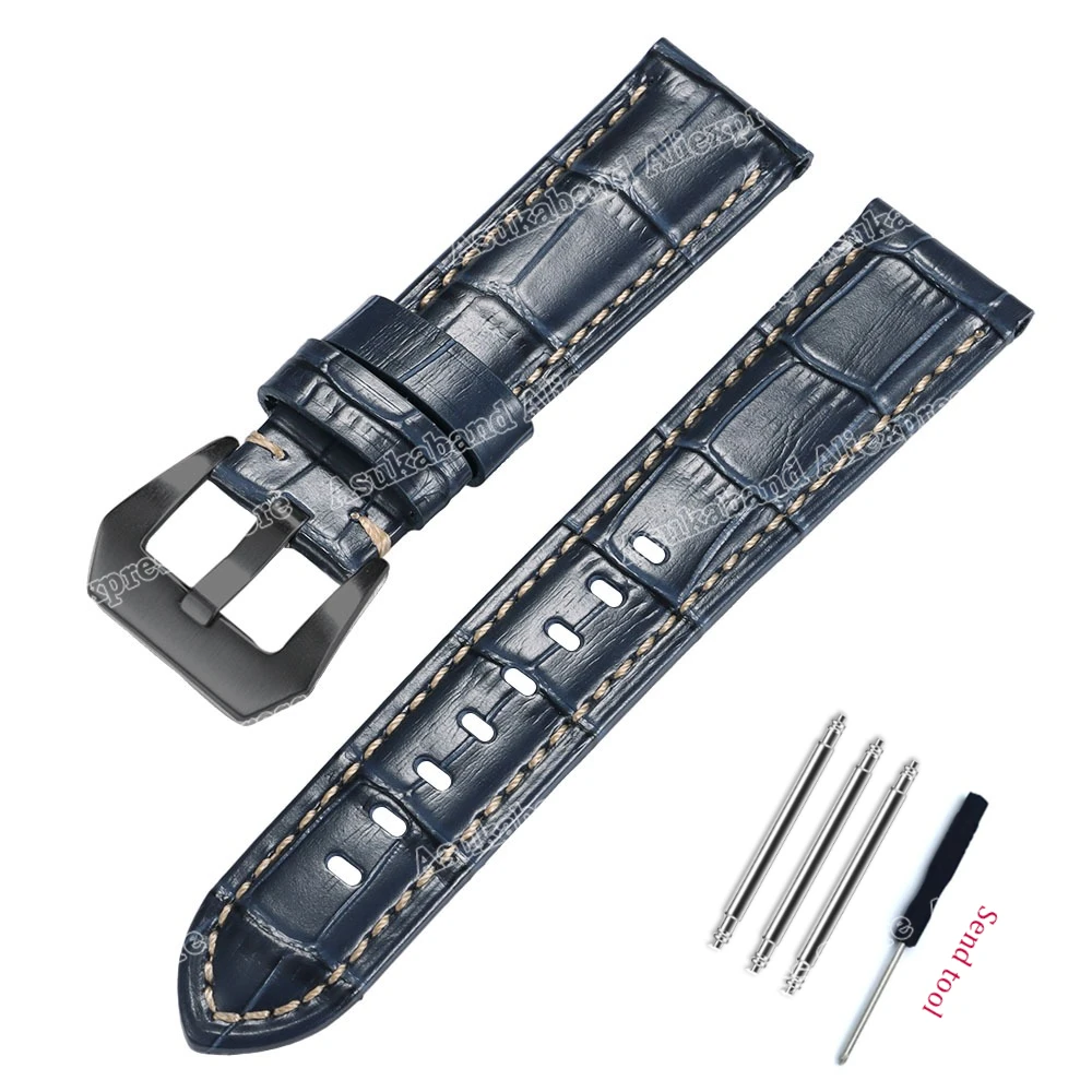Elegant Leather Watch Band - Premium Strap for Timeless Style (Multiple Sizes Available)