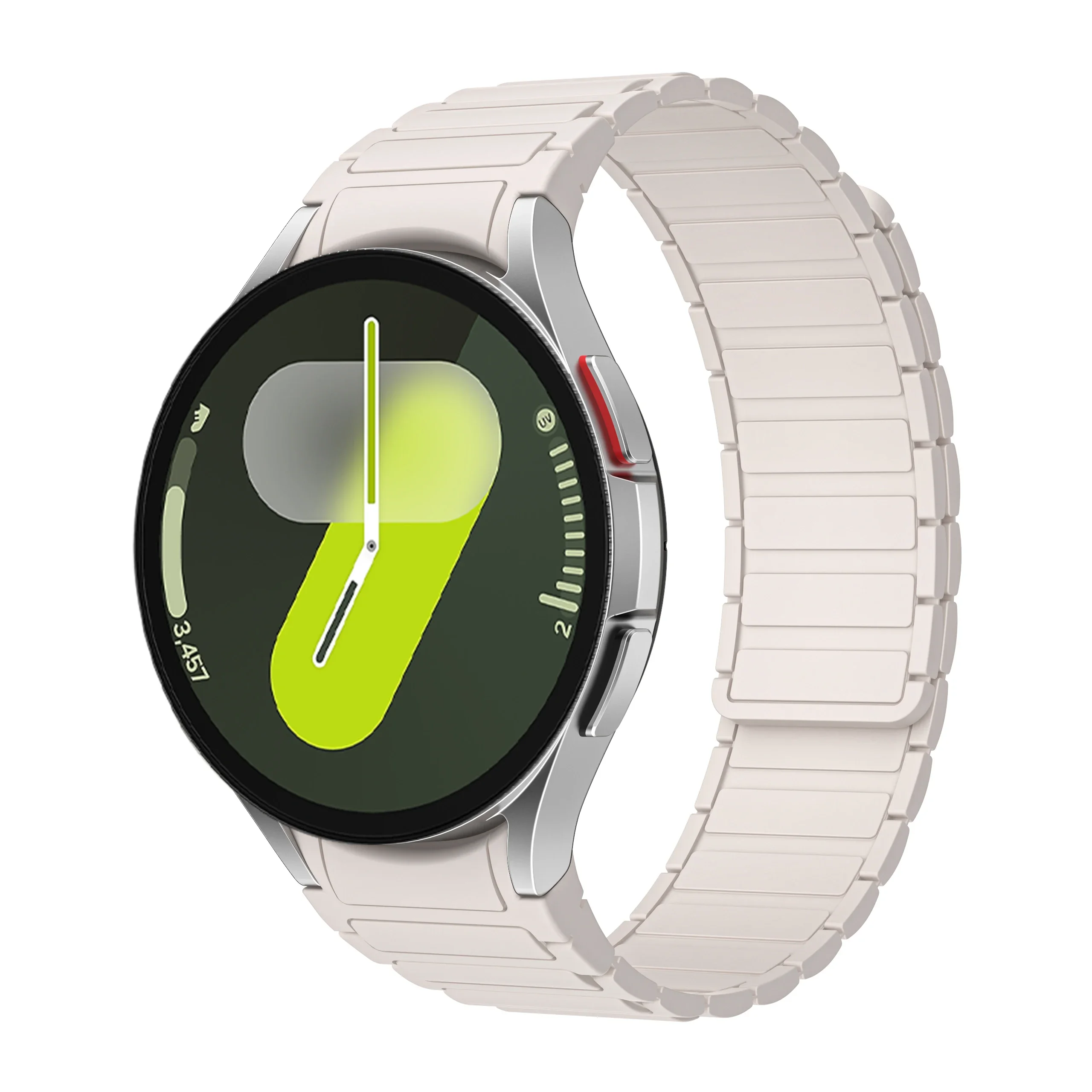 Silicone Magnetic No-Gap Watch Band - 20mm Premium Strap Bracelet