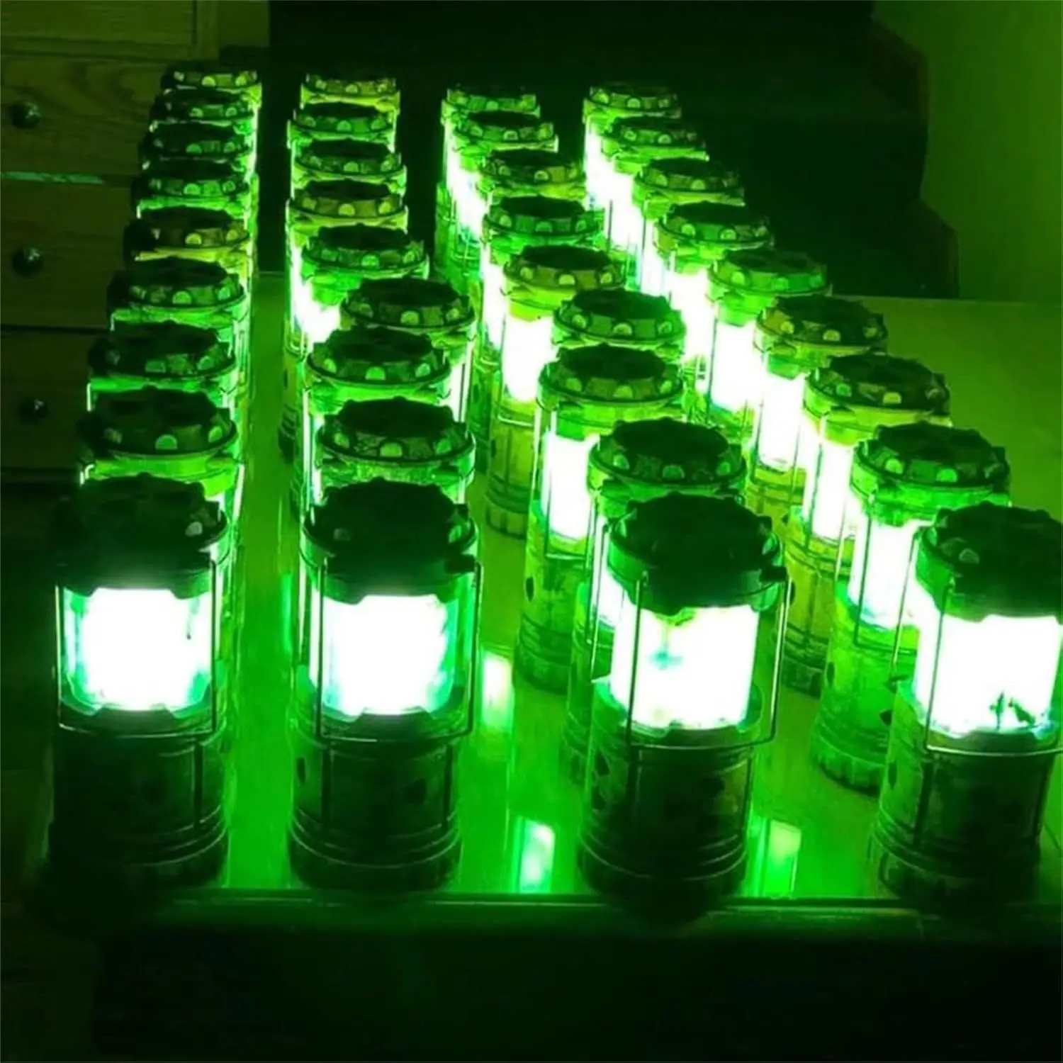 1/2/4PCS Halloween Simulation Nuclear Reaction Lamp Handheld Camping Lantern Night Light Party Home Decor Birthday Gifts  ﻿