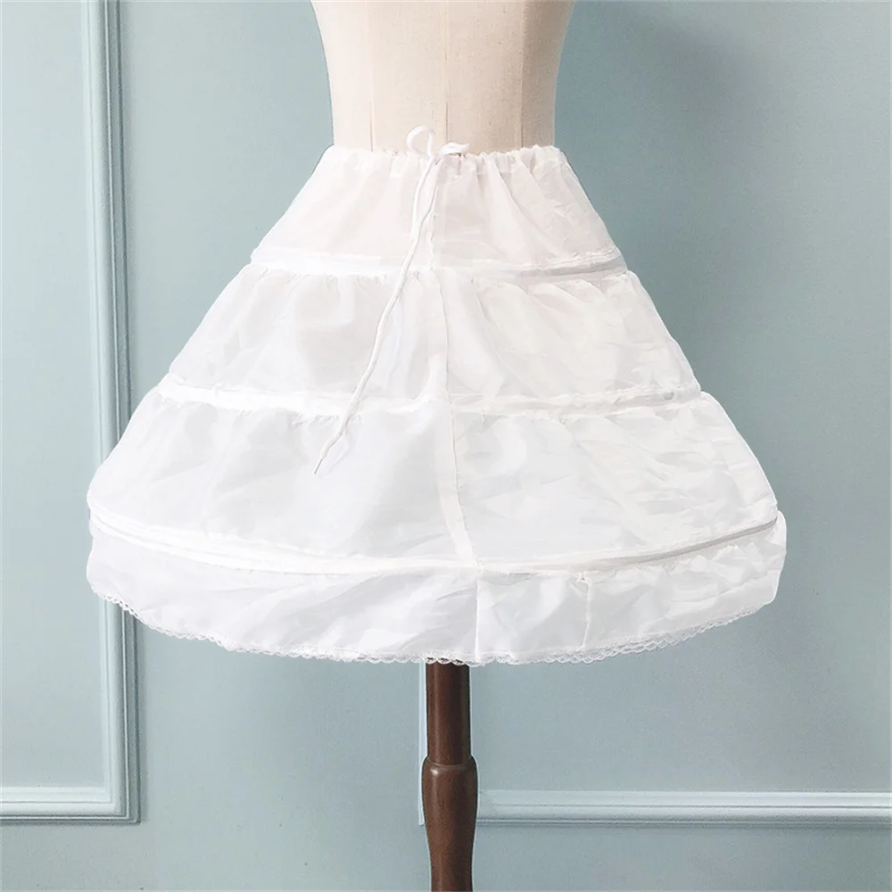 3 Hoops A-line Petticoat Crinoline Slip Underskirt For Ball Gown Wedding Dress petticoat skirt,petticoat underskirt,wedding underskirt,lolita petticoat,flower girl underskirt,wedding petticoat