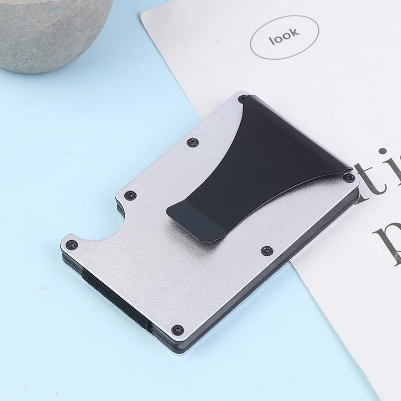 Minimalist Wallet For Men & Women - Slim RFID Wallet, Resistant, Credit Card Holder & Money Clip, Easily Removable Money