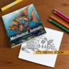 Mechanical Animals Coloring Book For Adults And Teens Featuring 24 Page Relieve Stress Kill Time Graffiti Painting Drawing Books 4