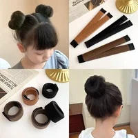 Bandeau à cheveux synthétique pour femmes et filles, accessoire pour chignon torsadé, doux, français, DIY 3