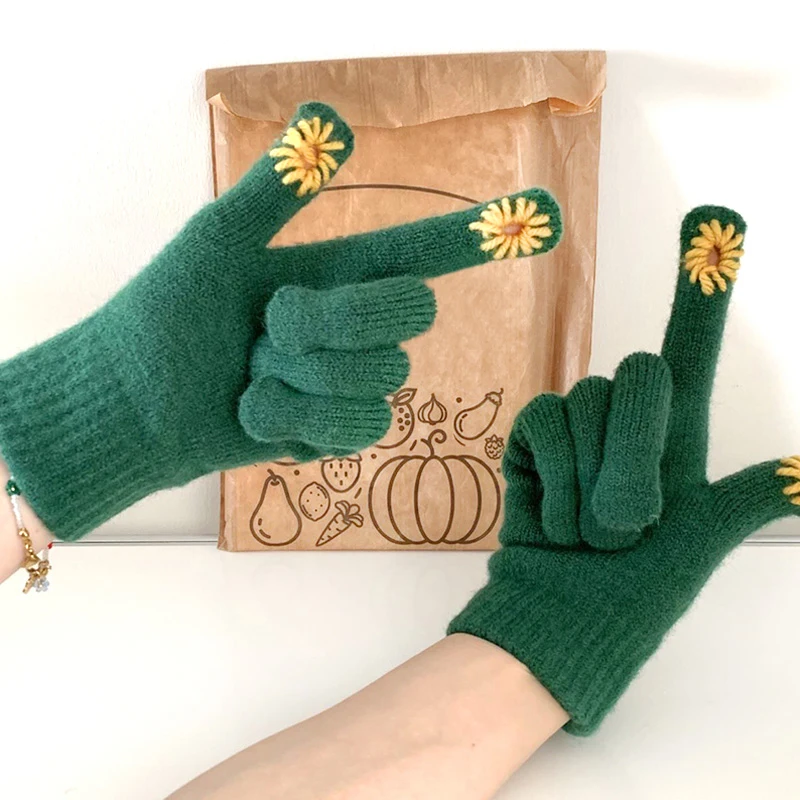 Рисунок 2 - Теплые трикотажные перчатки на весь палец