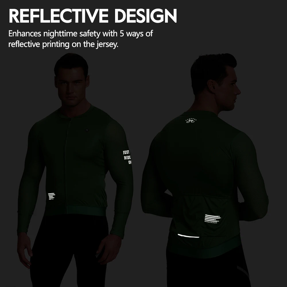 Cycling Jersey Men Long Sleeves Shirts Bicycle Clothing Motocross Jersey