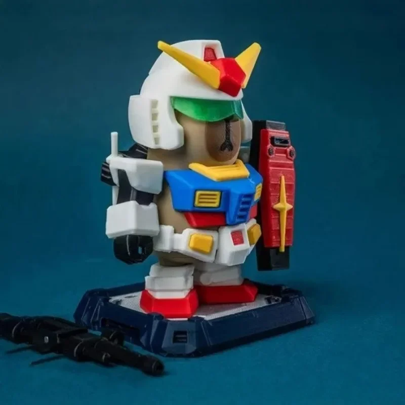 Creatief Nieuwe Cartoon Capibala Magnetic Mecha Armor Fun Doll Handgemaakte Spel Rond Het Special Decoration Decorative Toy Echt