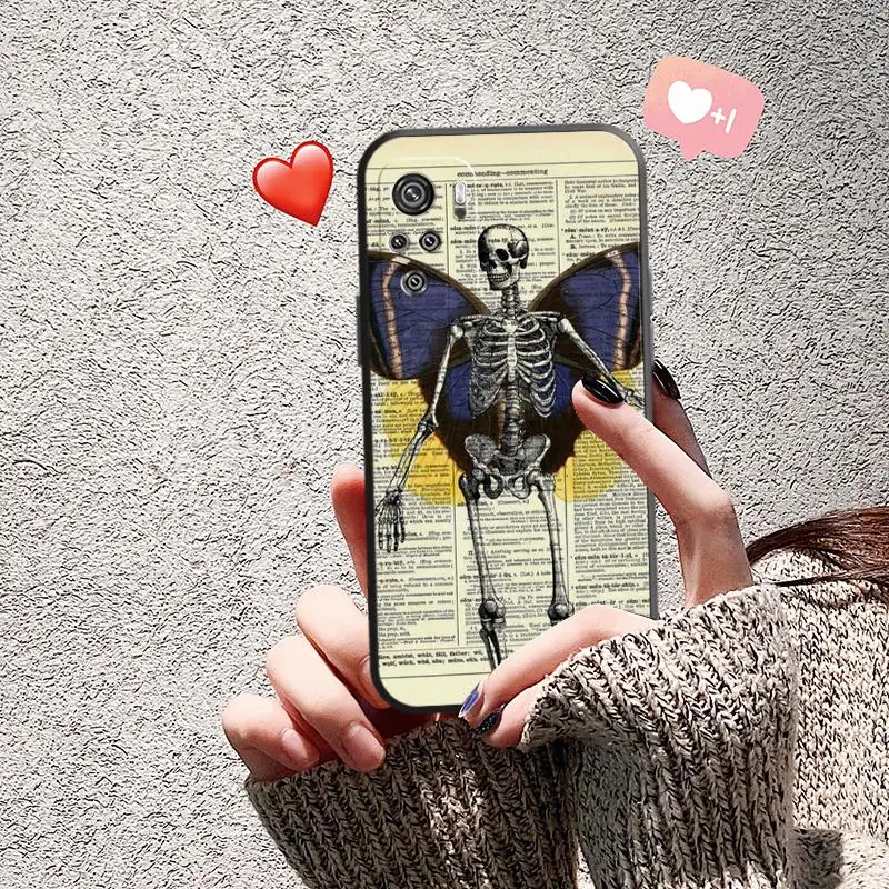 Цветы и черепа для Redmi Note 7 Pro 8 2021 8T 10 10S 9 чехол телефона 9T Max 10T 9S F5ho Android слот Ultra |