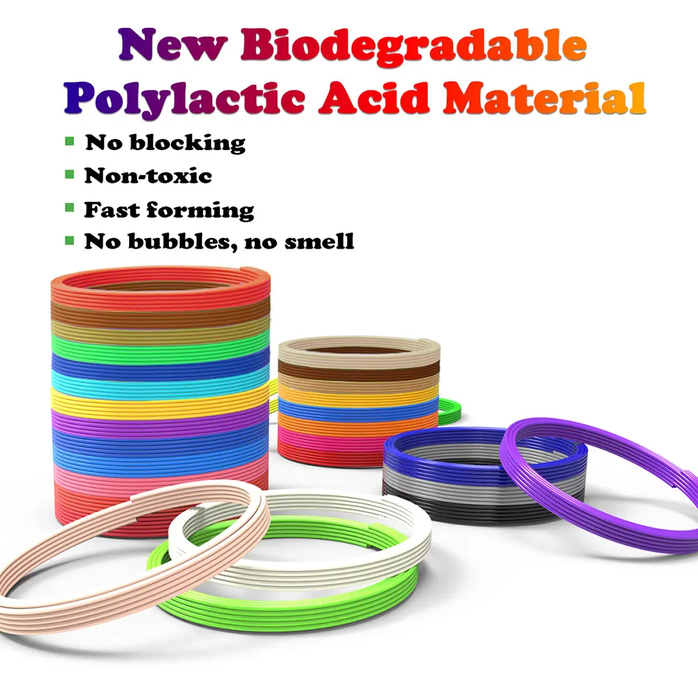 PLA 3D Pen Filament 12Colors 36M Colored Odorless Safety Plastic Diameter 1.75mm For 3D Printing Pen Kids Birthday Creative Gift