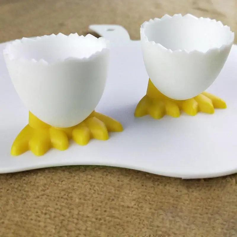 Egg Cup Stand Egg Holder for Countertop Soft Boiled Holder for Easter Decor Chicken Feet Tray Breakfast Brunch Home egg cups holder