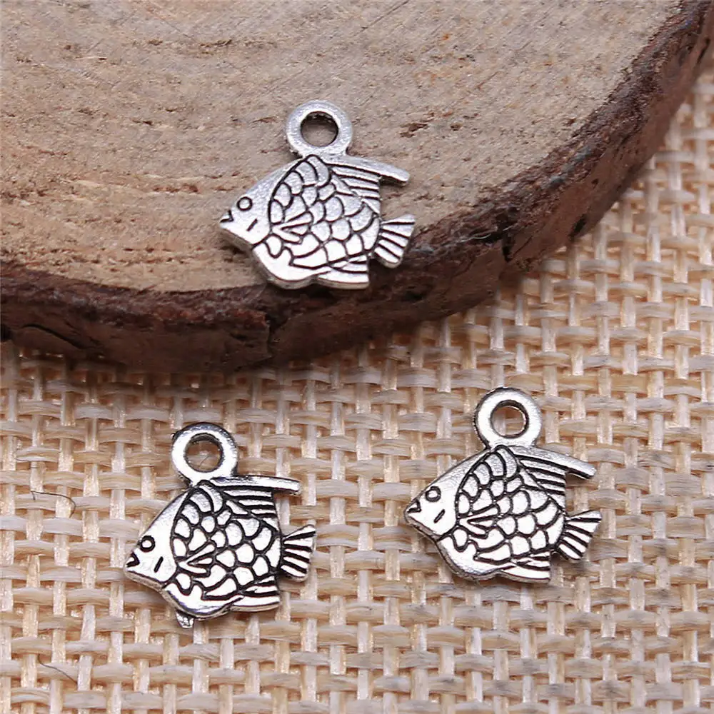 

Men Accessories Tropical Fish Charms Jewelry 10x9mm 20pcs