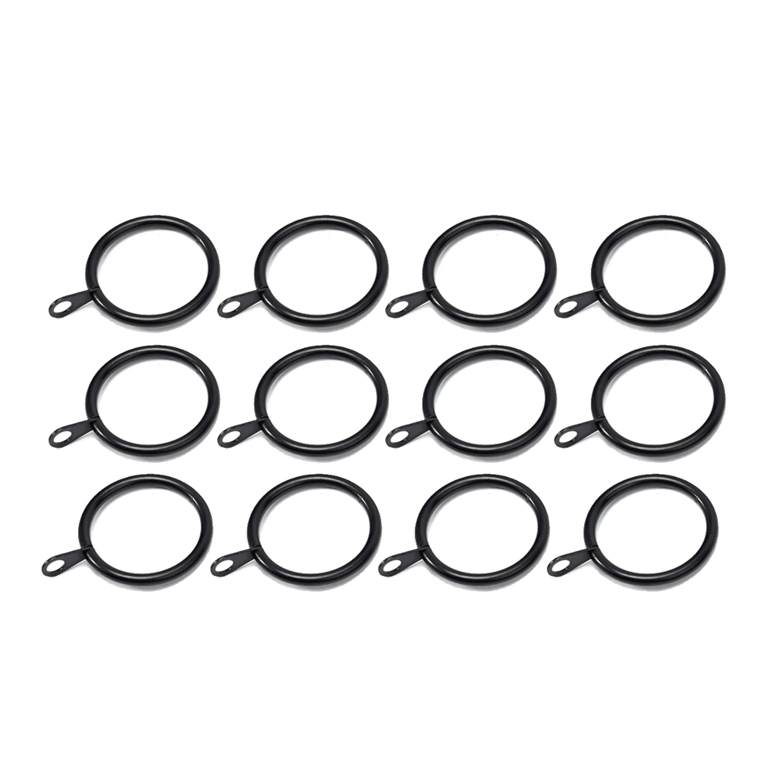 

Durable Metal Curtain Rings, Smooth Surface, Easy to Slide, Suitable for Curtains with Rods up to 37mm in Diameter