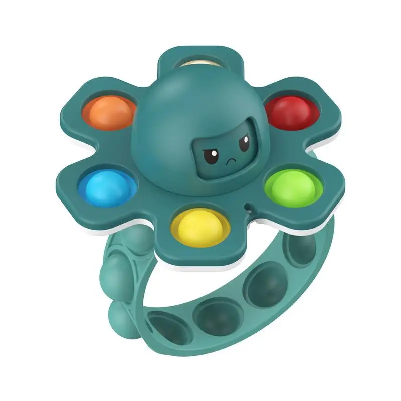 

Antistress Octopus Fidgets Spinners Gyro Decompressions Bracelet Simple Dimples Stress Relief Push Bubble Toys For Kids