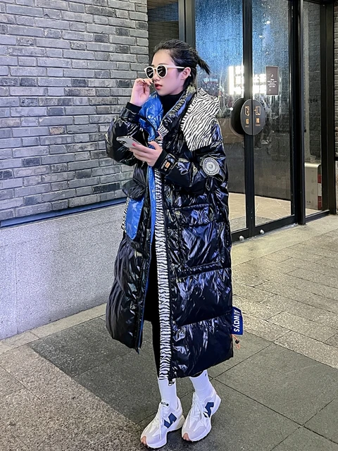 Letter Jacket Women Fashion Winter Parka New Korean Warm Casual Outwear 90%  White Duck Down Coat Female Loose Puffer Jackets - AliExpress