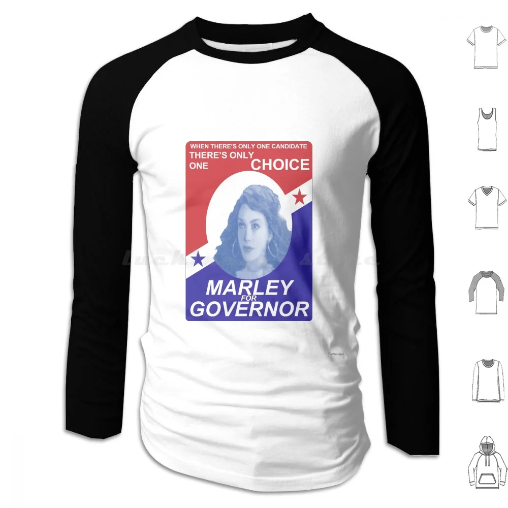 Marley For Governor Vintage Poster ( Monkey Island) Felpe Con Cappuccio Manica Lunga Monkey Island Melee Secret Of Monkey