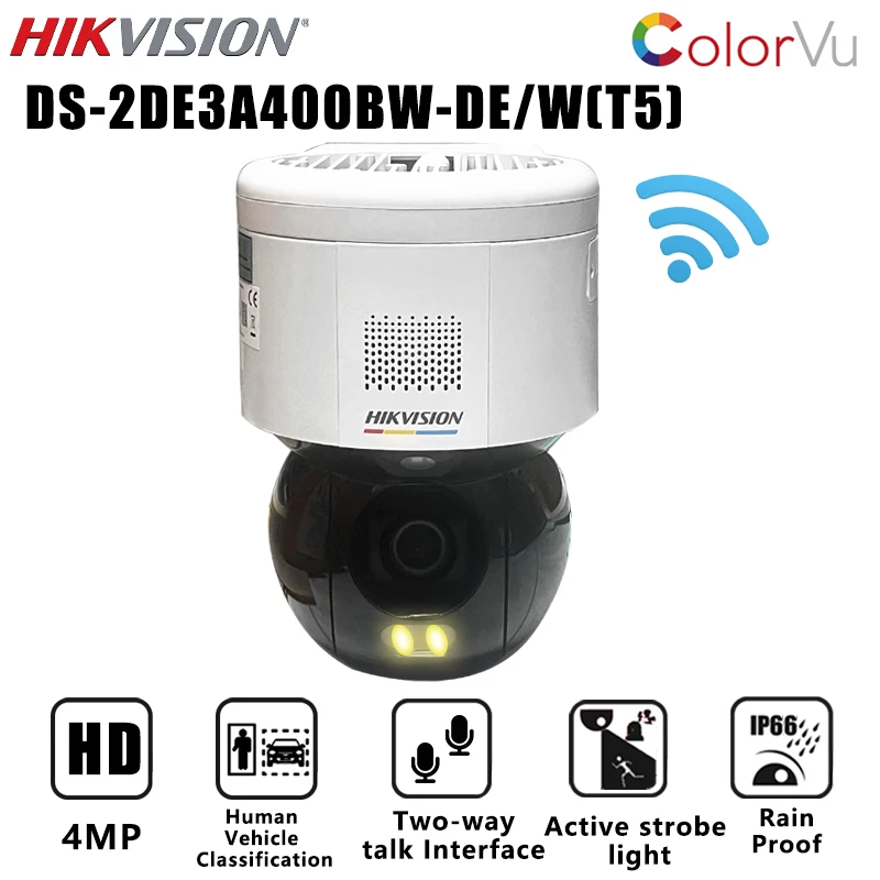 Colorvu 4mp Ptz Camera Hikvision ColorVu 3-inch 4MP PTZ WIFI IP