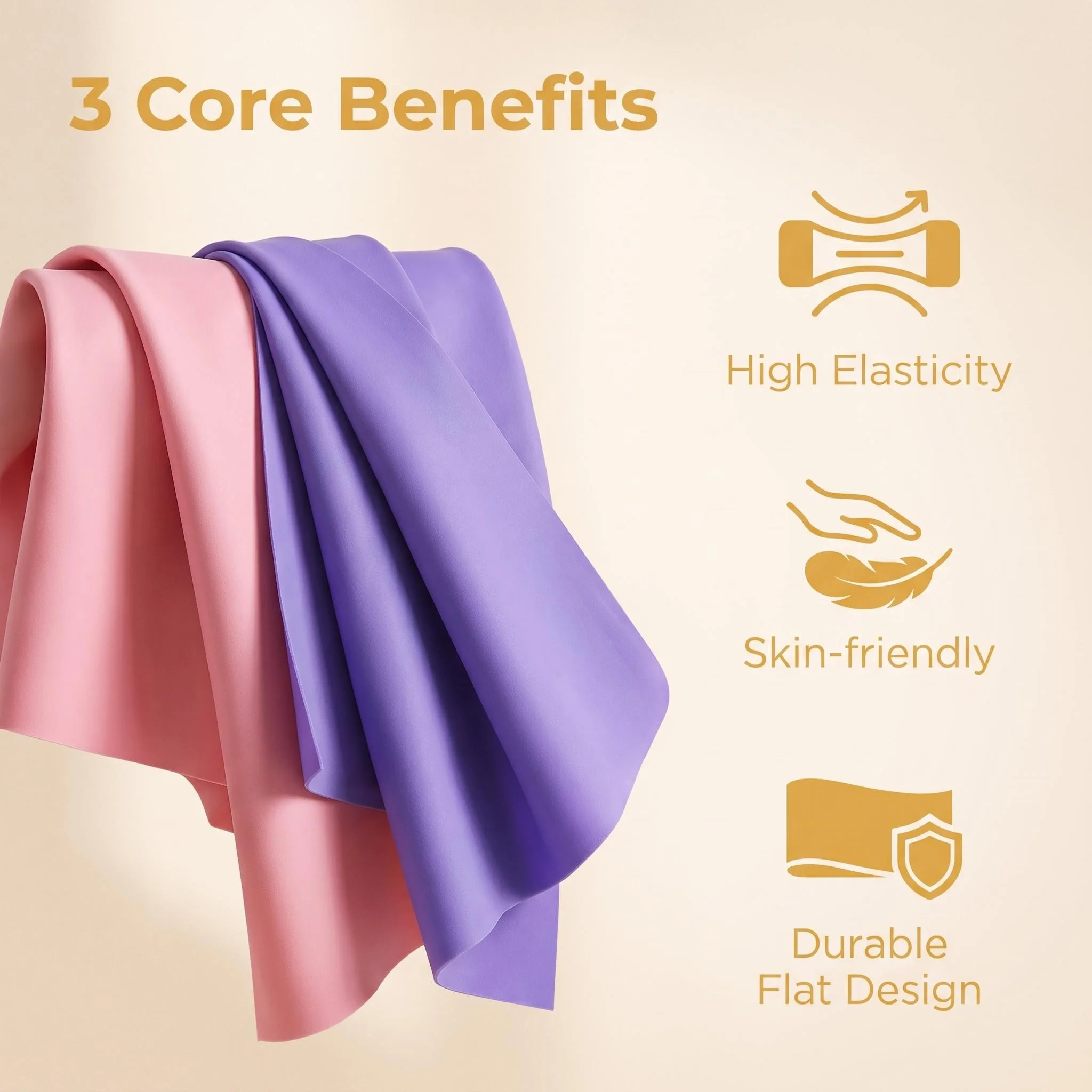 Multifunctional High-Elastic Yoga & Pilates Resistance Bands