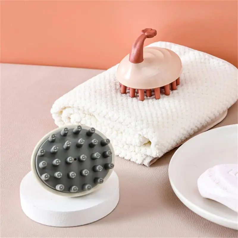 

Massage Brush Hair Washing Comb Silicone Shampoo Head Scalp Silicone Body Brush Bath SPA Shower Brush Massage Brush Hair Brush