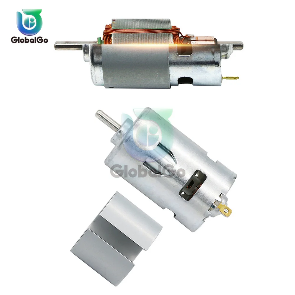 1pc Rs360 Motor 12v 12000rpm Hochgeschwindigkeits-kohlebürsten