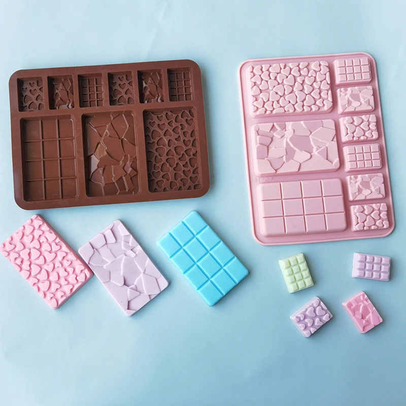 Assorted Bar 9 Cavity Silicone Chocolate Mould