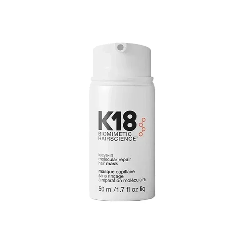 50ML K18 Original Leave-In Conditioner Biomimetic Pro Molecular Repair Dry Hair 4 Minutes To Reverse Hair Damage Moisturize