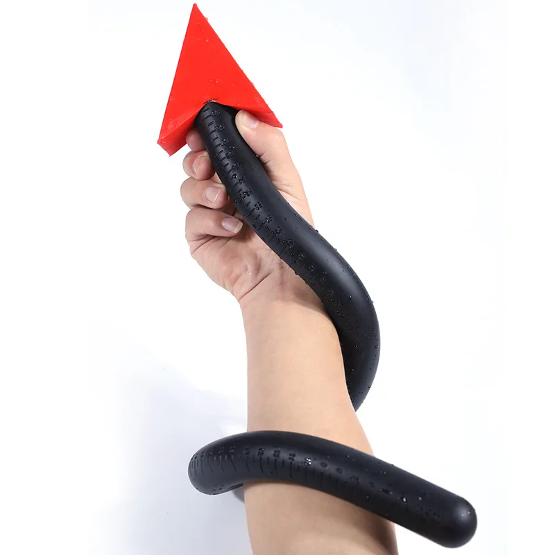 Silicone Devil Tail Anal Plug With Whip For Anal Play_voghion.com