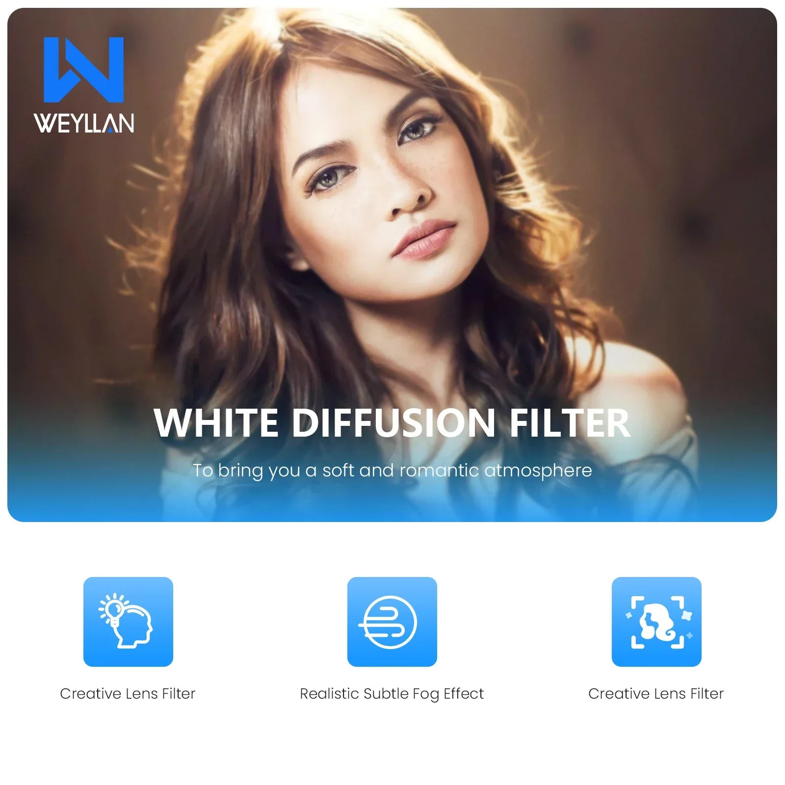 White Soft Lens Filter Camera Lens Light Filter 49mm 52mm 55mm 62mm 67mm 72mm 77
