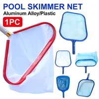 1PC Swimming Pool Landing Net Pool Skimmer Net with Aluminium Handle Fine Mesh Pool Net Pool Leaf Rake Mesh Skimmer Net 1