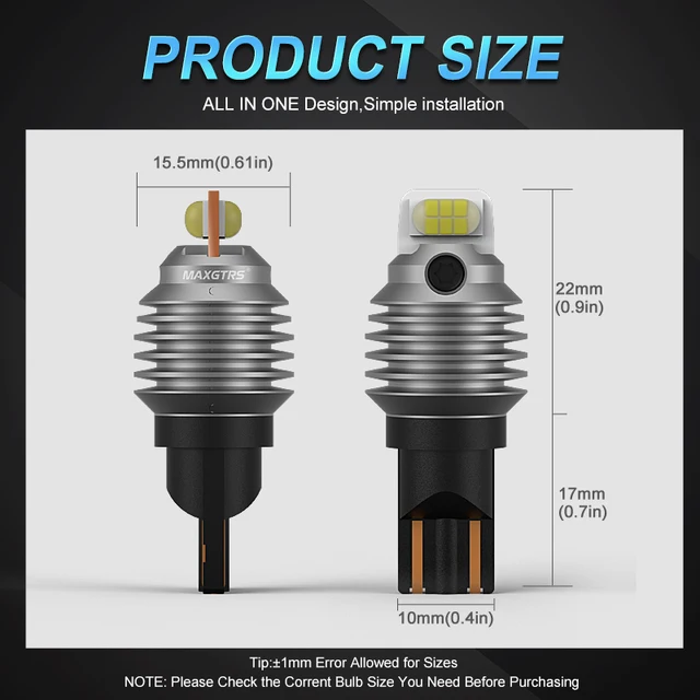 2x W16W T15 LED 3570 Bulb Canbus Error Free Backup Reverse Led 921 912 LED Bulbs Car Lights Brake Lamp Stop Light Xenon White 3