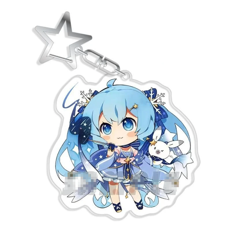 Брелок для ключей Hatsune Miku в стиле виртуальной певицы из аниме