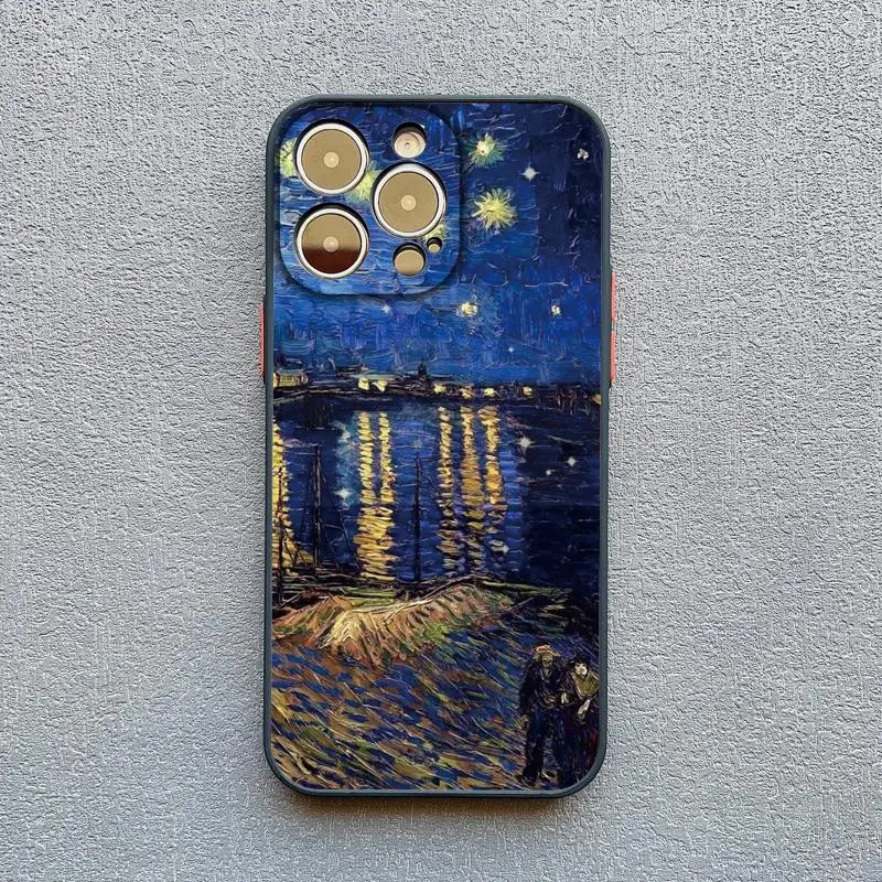 Retro Van Gogh Oil Paint Vintage Shockproof Phone Case Cover