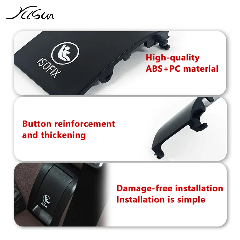 후방 어린이 좌석 앵커 안전 ISOFIX 커버 구속, BMW 3 시리즈 20-24 G20 G21 G28 G80 좌석 벤치 액세서리 2020-2024