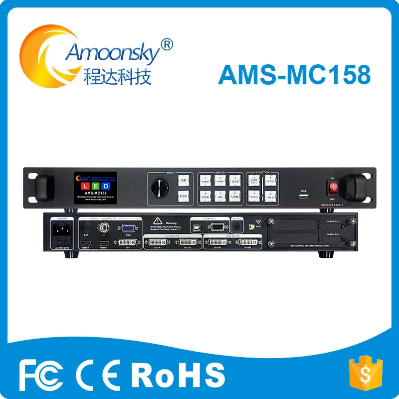 

MC158 Full Color 5.30 million Pixel Video splice Processor Horizontal Vertical Image Indicator for Large Events Family party