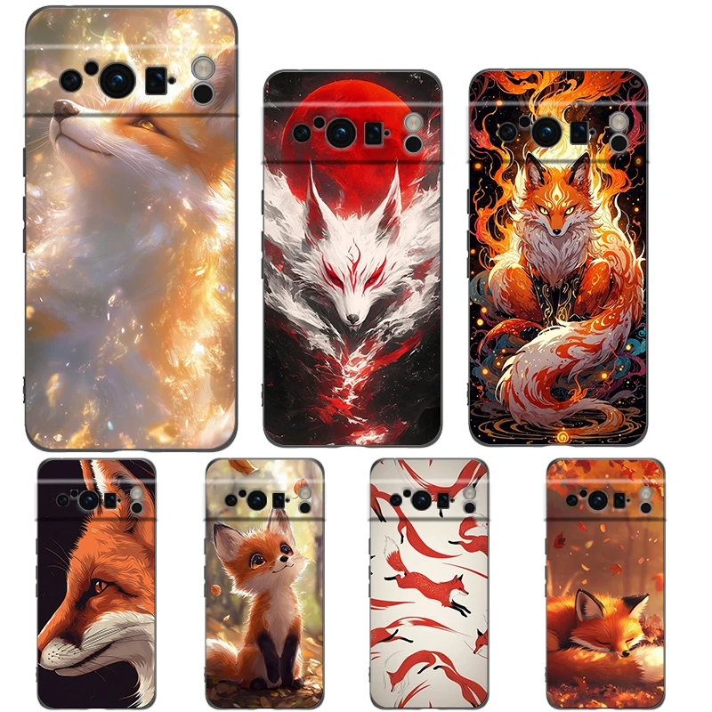 Charming Red Fox Shockproof Soft TPU Phone Case Cover
