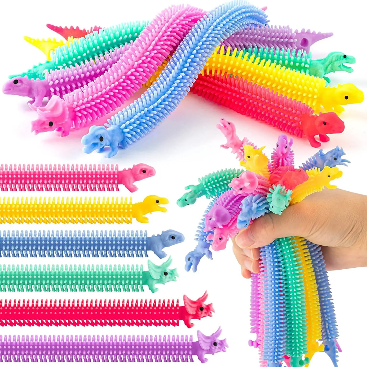 Stretchy String Fidget Toys Animal Sensory Stress Relief Toy Cute Cadeau Anniversaire Enfant Juguetes Sensoriales Para Ni&ntilde;os