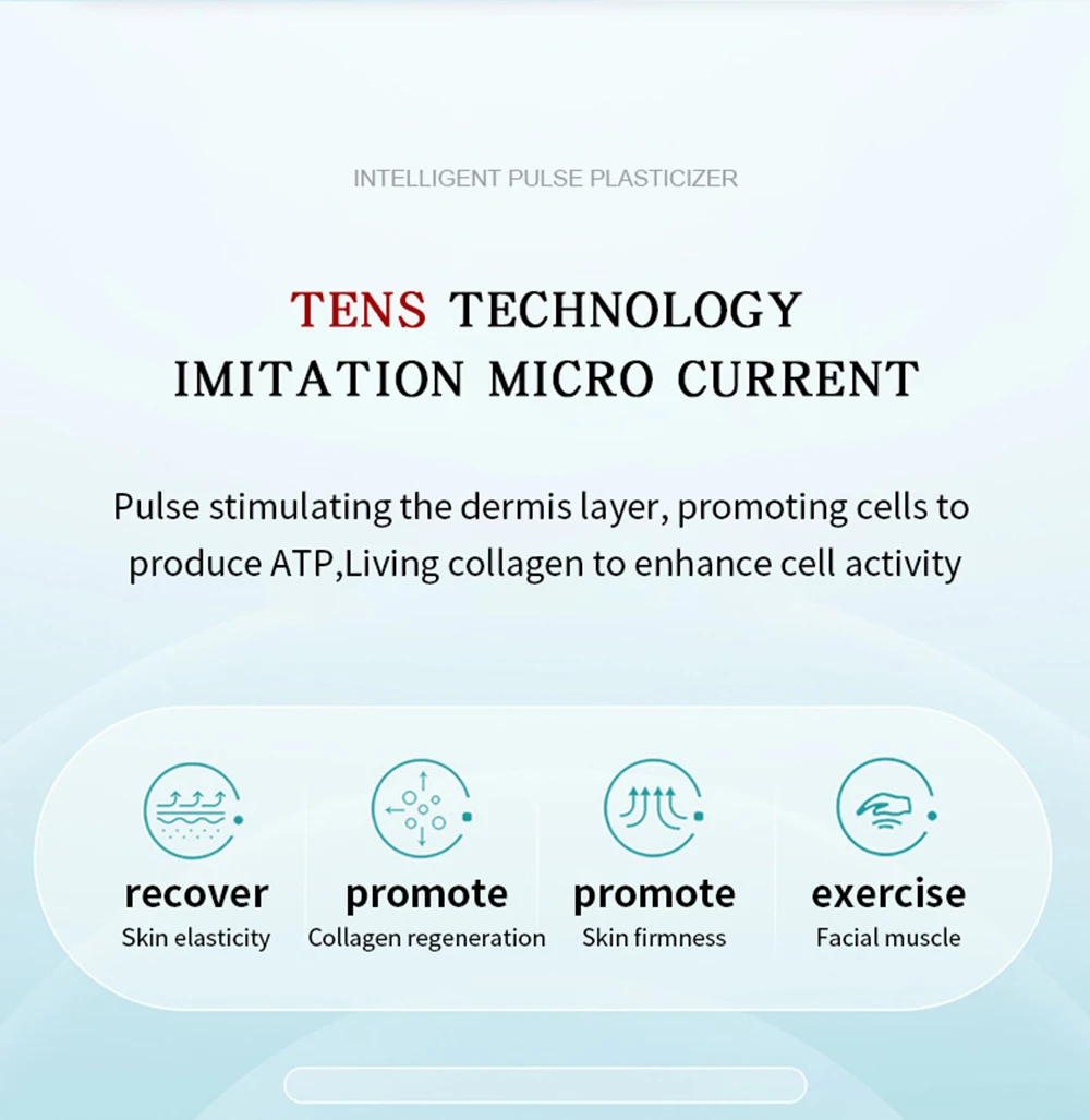 Microcurrent Face Shaping Device – EMS Smart Pulse V-Line Lifting Tool