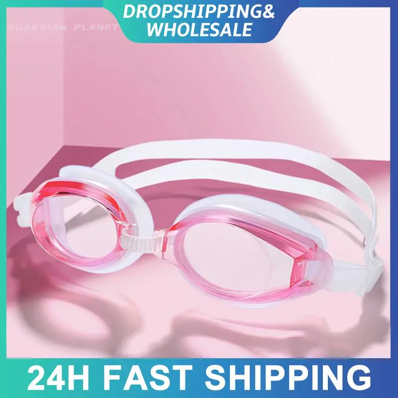 

Swimming Goggles Anti-fog Waterproof Swim Eyewear Adult Children Glasses Adjustable Eyeglasses Silicone Diving Pool Equipment