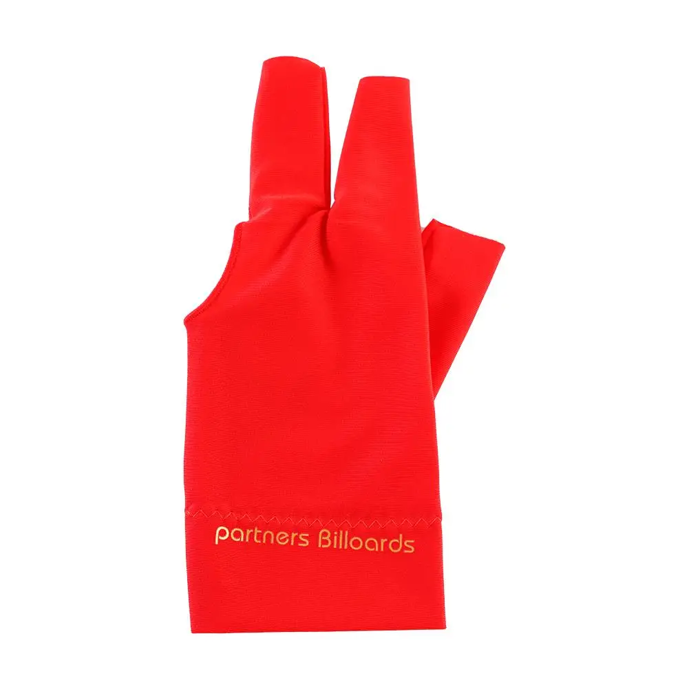 Billiard Gloves 1pc Spandex Snooker Billiard Cue Glove Pool Left Hand Open Accessory Three Finger U8D8