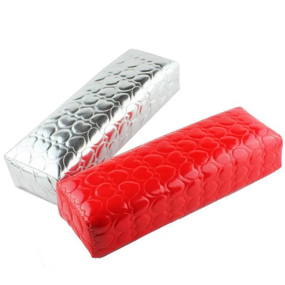 Solid Color Soft Faux Leather Nail Art Pillow Manicure Hand Arm Rest Cushion Table Mat Arm Wrist Hand Rest Beauty Salon Tool