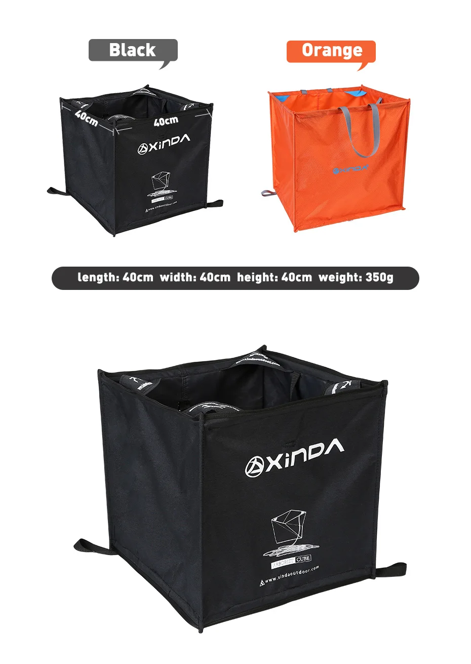 Outdoor Rope Box Climbing Tree Basket Rope Storage Folding Throwing Camping Picnic Foldable Rope Frame