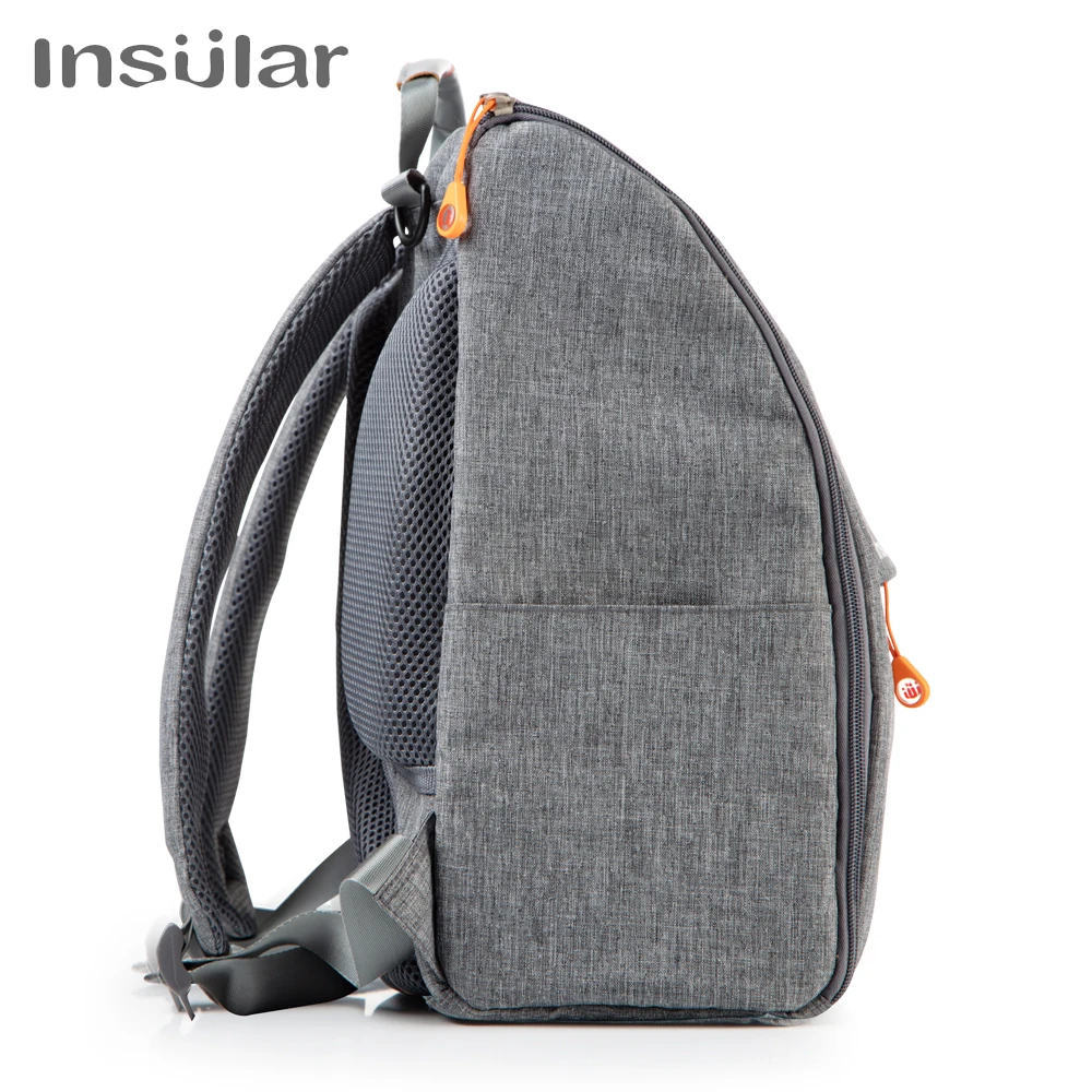 Insular Baby Diaper Stroller Bag Large Capacity Nappy Backpack Designer Nursing Bag Fashion Travel Mommy Backpack Baby Care Bag 4