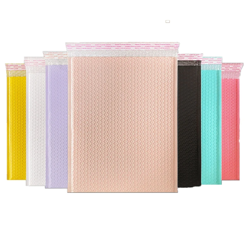 18x23 cm 10 pcs Blue Bubble Packaging Bag Plastic Bubble Padded Envelopes Bag Poly Bubble Padded Mailing package bag 3