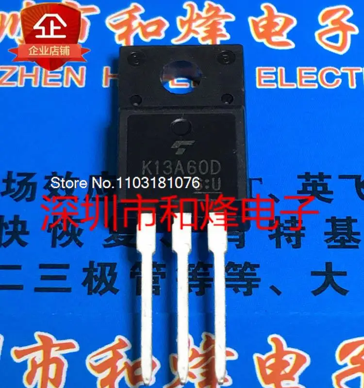 

(5PCS/LOT) K13A60D TK13A60D TO-220F MOS 600V 13A New Original Stock Power chip