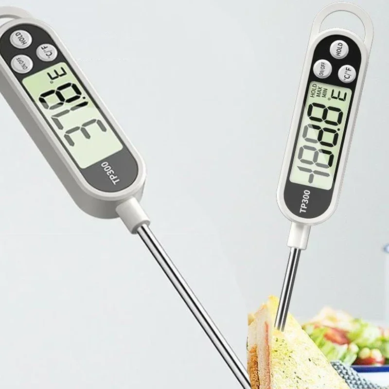 Description Picture 4 of itemFood Thermometer Probe Type Electronic Kitchen Digital Thermometer for Meat Milk Cooking Food BBQ TP300 Temperature Gauge Tool