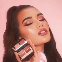 Charlotte Tilbury 4Palette Velvet et 9Palette Silk Shimmer – Fards à paupières et blush crème – Effet rosé longue tenue, modulable, estompable, éclat naturel 3