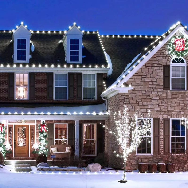 Solar-Powered Waterproof LED Fairy Lights for Outdoor Garden and Christmas Party Decor