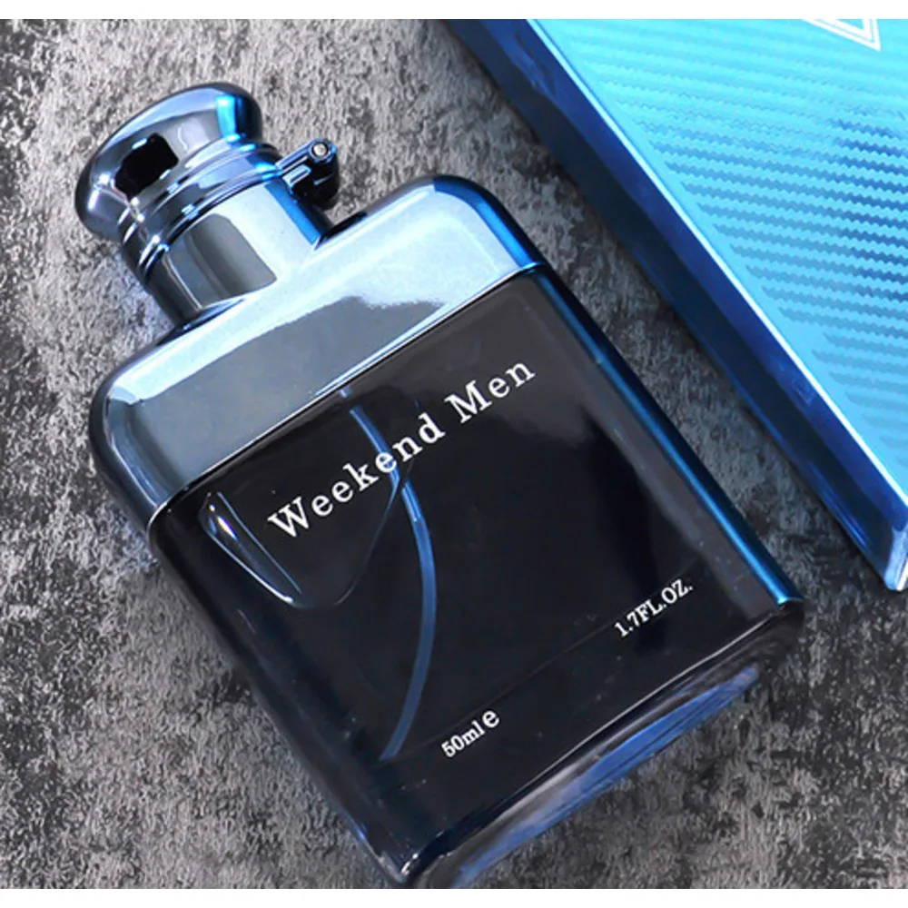 2023 New Hot Perfume Pelosi Weekend Men's Perfume 50g Small Gulong Light Fragrance Staying Fragrance Blue Men's Gulong Perfume 1528_voghion.com